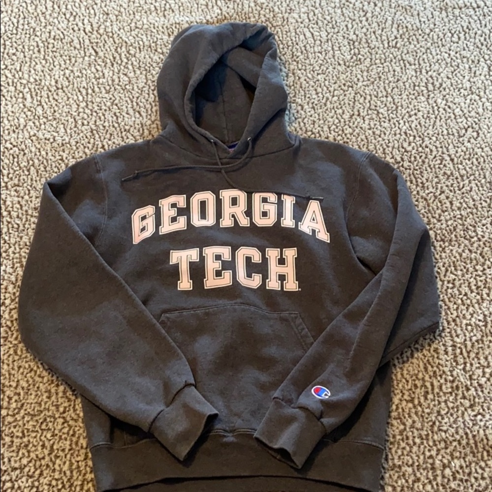 Champion Georgia Tech hoodie sz small